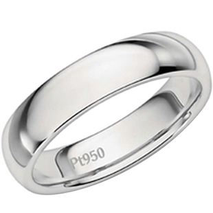 铂金pt950戒指男款18K黄金玫瑰金白金个性潮人霸气单身潮男士素戒