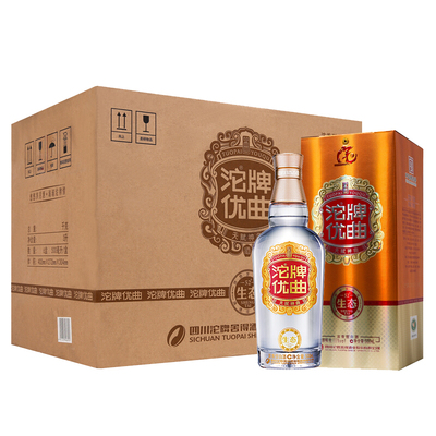 沱牌酒生态优曲38度500ml*6瓶