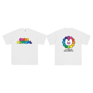 newjeans姜海粼haerin同款穿搭短袖T恤女2026新款白色纯棉上衣