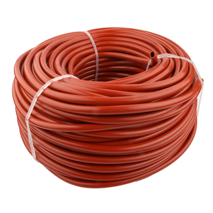 红色硅胶管耐高温软管弹力工业级胶管内径厚6mm8mm加工定制