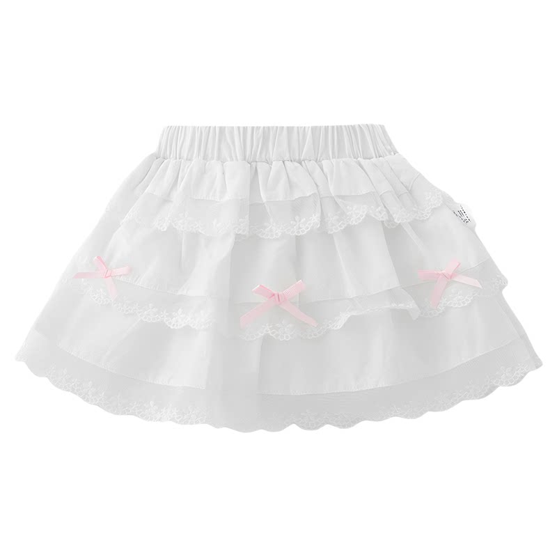 new idea女童宝宝洋气可爱蝴蝶结半身裙短裙夏季小公主甜美蛋糕裙