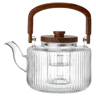 忆壶茶煮茶壶玻璃烧水壶耐高温提梁蒸煮茶器电陶炉专用茶炉套装