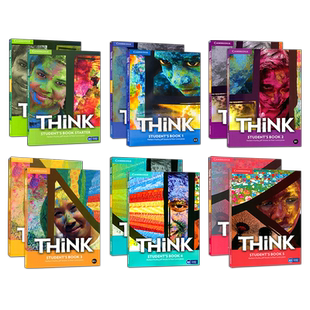 【现货】原版进口think预备1 2 3 4 5级别剑桥大学出版社初中英语教材考级学生用书赠送配套视频音频答案在线练习