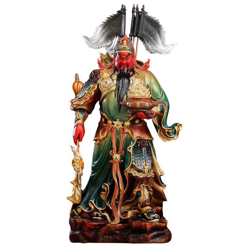 聚宝提刀关公神像武财神爷关二爷