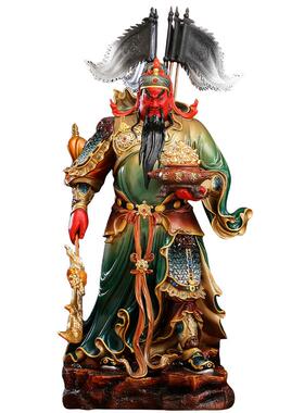 聚宝提刀关公神像武财神爷关二爷