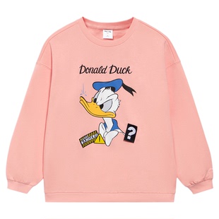 李宁春季款联名系列女子套头时尚潮流卫衣宽松运动服AWDS596