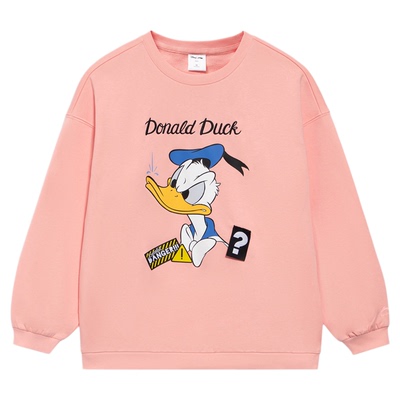 李宁春季款联名系列女子套头时尚潮流卫衣宽松运动服AWDS596