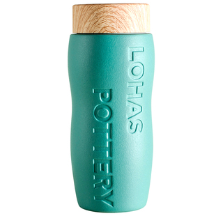 陆宝陶瓷杯子LOHAS随身杯车载饮水杯双层防烫随手杯泡茶具可定制