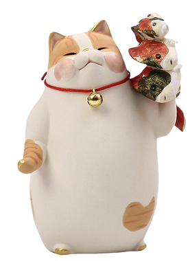 乔迁原创猫咪桌面居家小摆件礼物