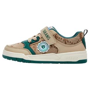 泰兰尼斯板鞋秋季新款儿童板鞋防滑软底滑板鞋男童透气复古休闲鞋