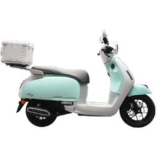 适用五羊本田NWF125尾箱铝合金摩托车后备箱复古圆角改装尾箱架