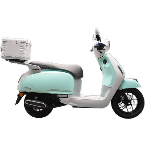 适用五羊本田NWF125尾箱铝合金摩托车后备箱复古圆角改装尾箱架