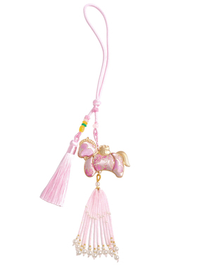 小马宋锦吊坠新中式流苏挂饰车挂