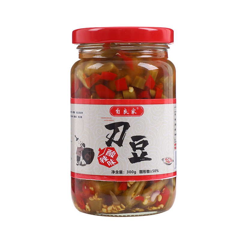 广西特产腌制酸辣刀豆爽脆