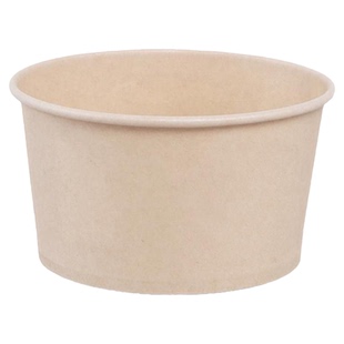 一次性碗纸质小吃碗快餐野餐打包盒本色纸碗筷套装家用摆摊沙拉碗