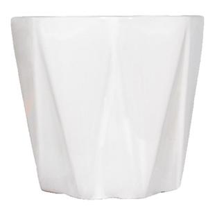 现代简约陶瓷小花盆轻奢高级感透气绿萝多肉家用客厅室内外带托盘