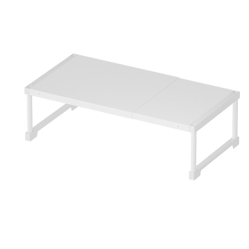 衣橱柜子内收纳分层神器隔板隔断层板厨房可伸缩铁艺置物架免打孔