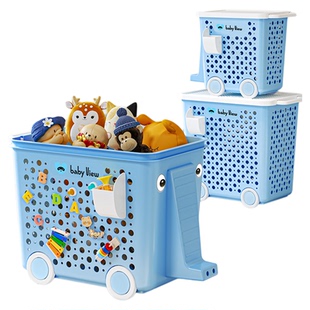 Babyview藏宝象儿童玩具收纳箱大容量家用收纳神器宝宝衣服收纳筐