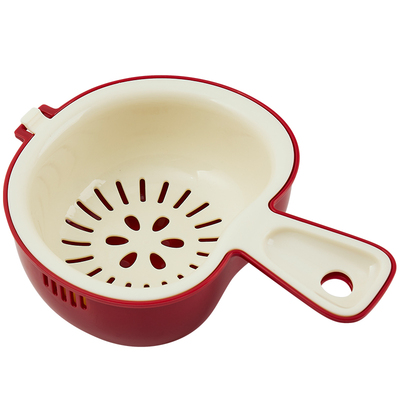 苹果沥水篮可爱手柄洗水果神器