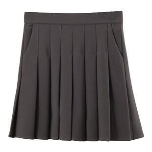 百褶裙女2025新款克丽缇娜工作服裙子口袋款夏季松紧半身裙短裙