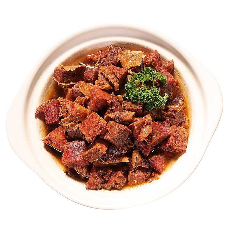 谷言牛套皮500g牛腩肉煲冷冻半成品加热即食功夫年夜饭家宴快手菜