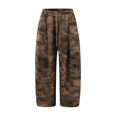 jazz废土风辣妹针织迷彩裤hiphop