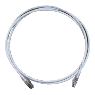 康普超六类1米2米3米屏蔽跳线NPC6ASZDB-WT002M/WT001M/WT003M超6类CAT6A万兆短网线替代安普AMP 1859517-2