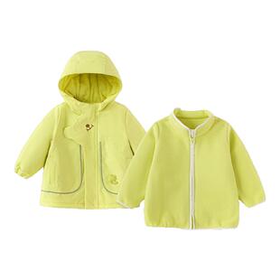 巴拉巴拉男童棉服小童宝宝两件套棉衣儿童三合一外套冬装新款童装