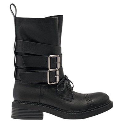 诗歌兰2025新款真皮马丁靴