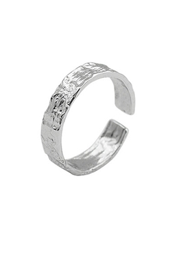 锡纸不规则开口可调节百搭戒指