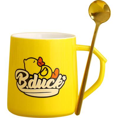 duck小黄鸭学生宿舍潮流陶瓷杯子