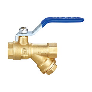 达柏林家用管道开关加厚黄铜内丝过滤器球阀4分6分地暖分水器阀门