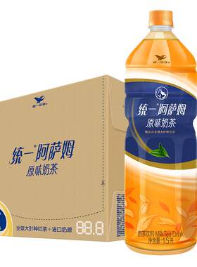 统一阿萨姆真茶现萃1.5L*6瓶