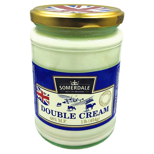 英国德文郡凝脂双德文稀奶油454g浓缩即食涂抹司康clotted cream