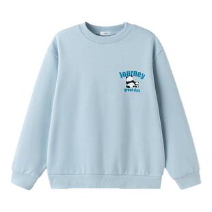 巴拉巴拉男童卫衣女童加绒上衣儿童打底衫中大童宝宝冬装新款童装