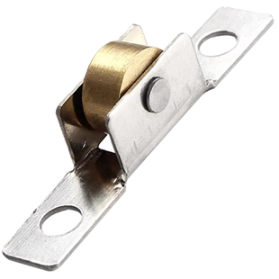 老式铝合金纱窗凹槽滑轮阳台塑钢推拉平移纱门底部通用下轨道滚轮