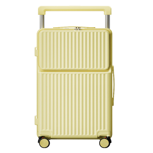 宽拉杆前开口行李箱女20寸防爆拉链大容量耐用旅行箱静音轮拉杆箱