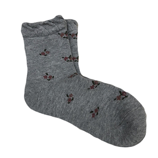 外贸新款条纹女士羊毛松口袜月子袜秋冬款保暖柔软弹性好不勒腿