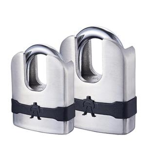 好汉锁具宿舍门锁防盗不锈钢挂锁户外防水防锈家用锁头仓库锁大门