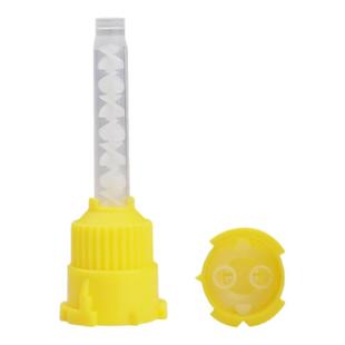 硅橡胶混合头牙科输送头双固化树脂混合头轻体重体咬合记录临时冠