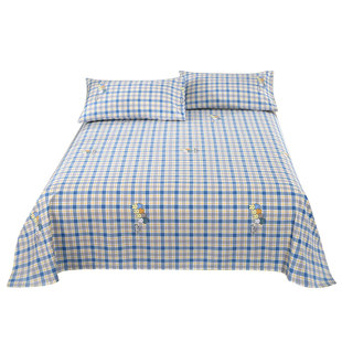 【平整厚实 耐磨耐用】原棉老粗布床单纯棉加厚棉麻亚麻厚款防滑