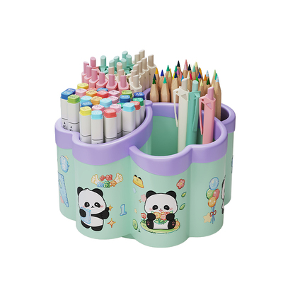 360°可旋转超大容量笔筒