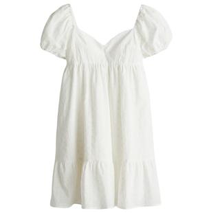 HM女装连衣裙25春季波嬉风短款泡泡袖法式设计感碎花裙1275471