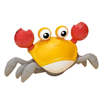 电感应螃蟹电动玩具声控避障爬行