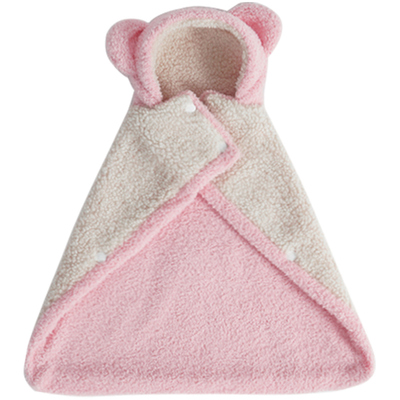 BLOBLO/啵拉宠物秋冬衣服美式复古抗风保暖拼接连帽披风斗篷睡衣