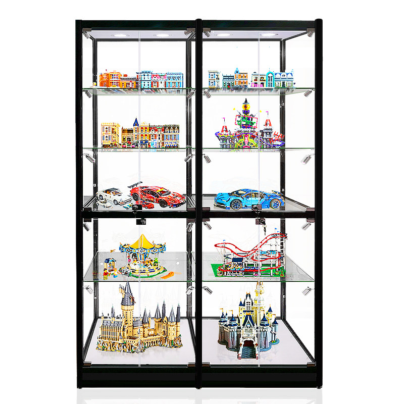手办展示柜礼品柜乐高展示柜玻璃