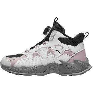 登峰安踏儿童女大童棉鞋雪地靴子2025冬季新款防滑中大童二棉鞋