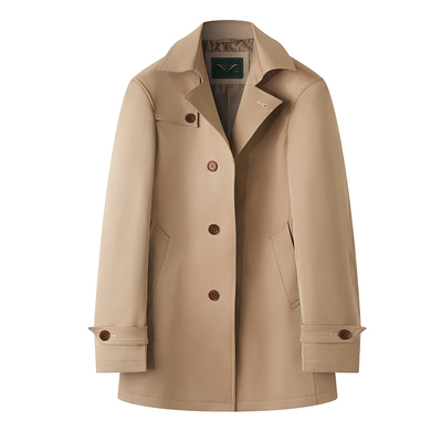 肯辛顿单排扣秋季英伦B系列风衣