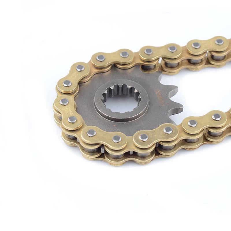 征和520X2摩托车金色原色轻量化星型密封圈油封链条 HX升级款