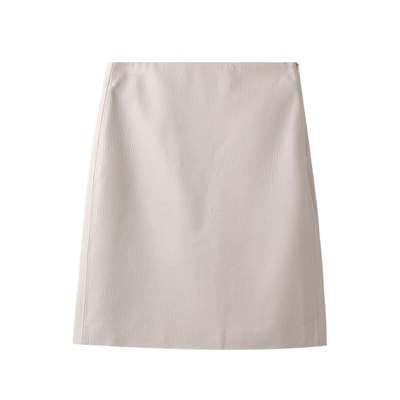 帅气朋克秋冬时尚羊皮短裙